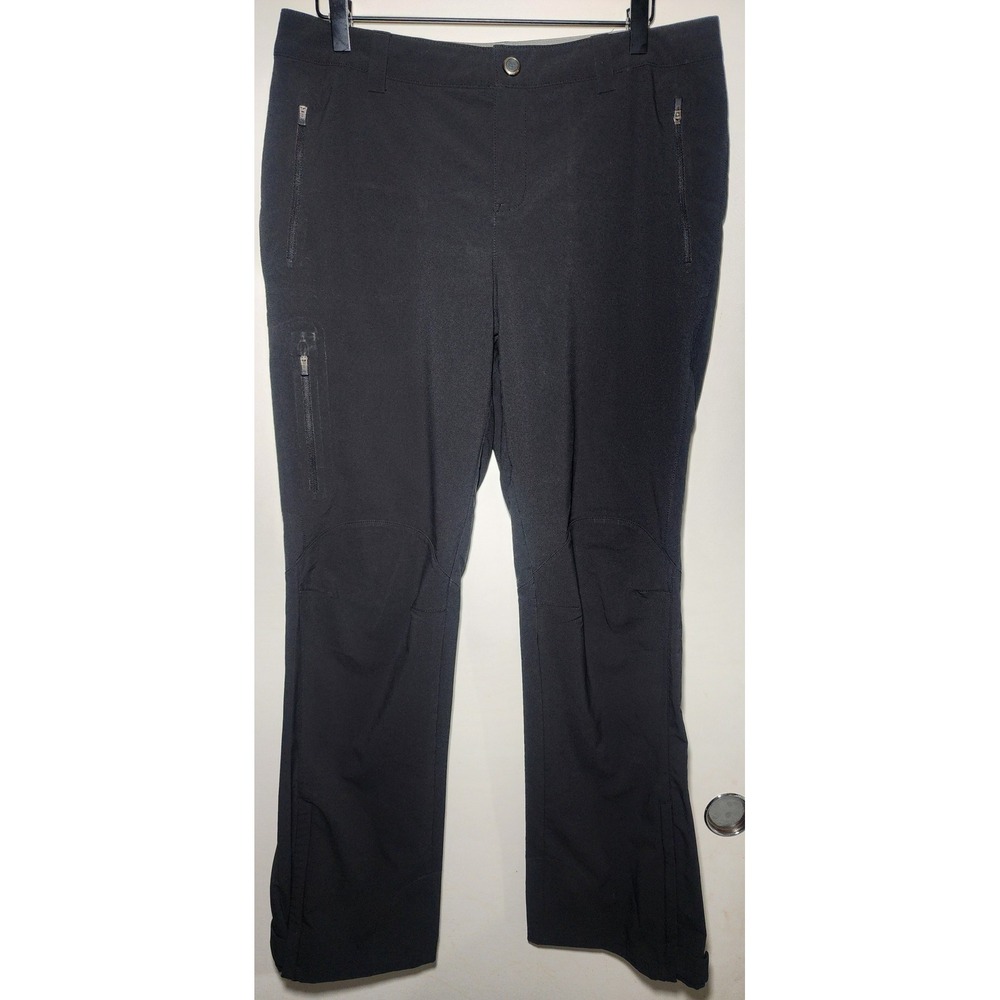 REI Co-op Womens Black Technical Hiking Pants Size 10 Articulated Knee 14357-S13